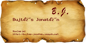 Bujtás Jonatán névjegykártya